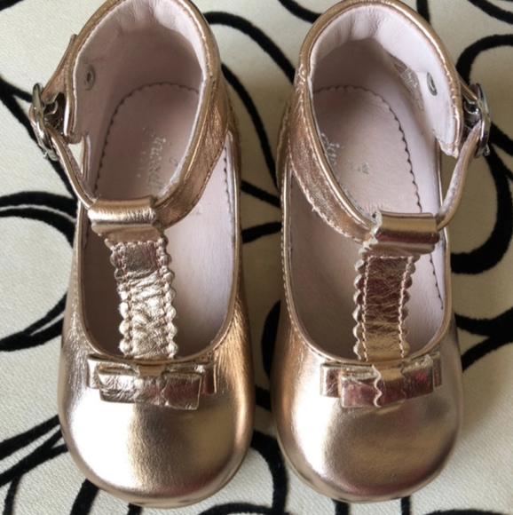 Jacadi Rose Blush Dress Shoes sz. 21 - Picture 2 of 6